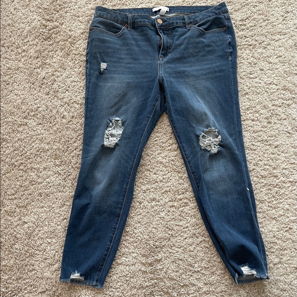 LC Lauren Conrad Super Skinny Jeans